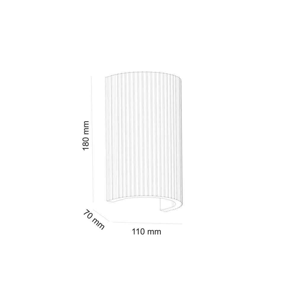 Unieke wandlamp Nantes wit Artdelight 8720701103092