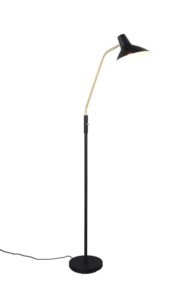 Staande leeslamp Traveller zwart