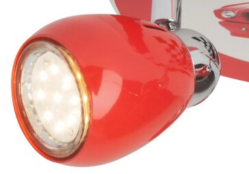 Kinderkamer plafondspot Racing Brilliant 4004353190445