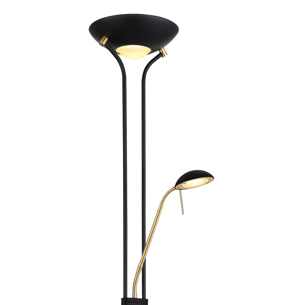 Leeslamp Leonas zwart Globo 9007371439669