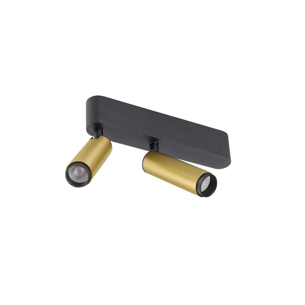 Opbouwspot Grip! S 2-lichts goud 3000K SLV 4024163304856