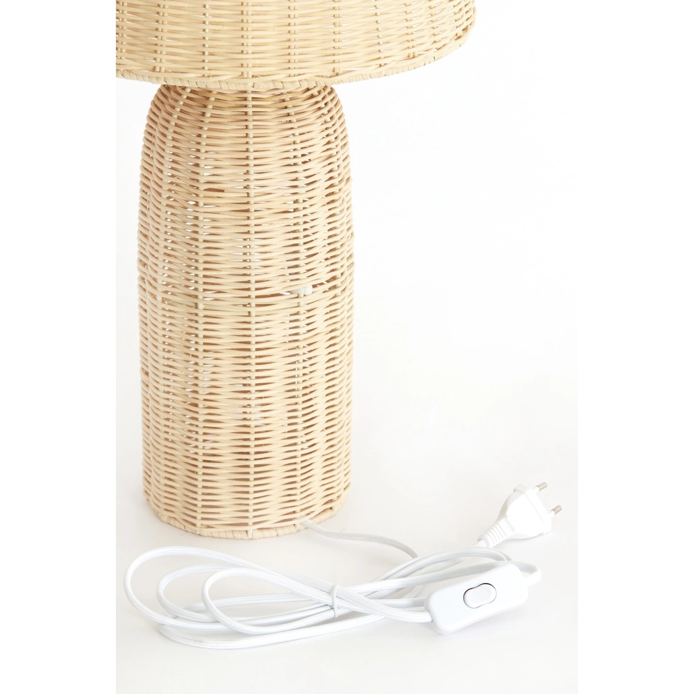 Rotan schemerlamp Mandor Ø 28,5cm - donker rotan Light & Living 8717807820541