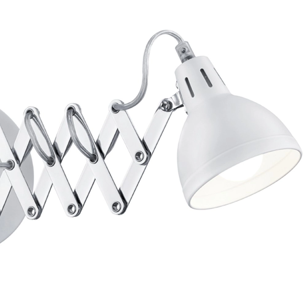 Schaarlamp Scissor wit met chroom Trio 4017807346534