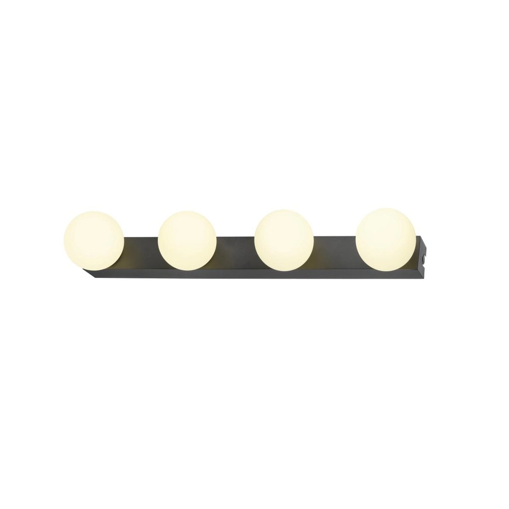 Wandlamp Sun Mirror 3-lichts zwart SLV 4024163318310