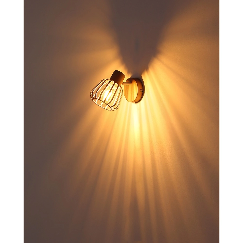 Wandlampje Olin koffie bruin Globo 9007371583577