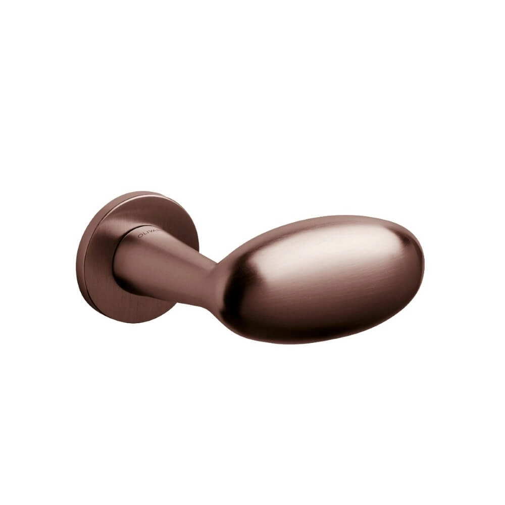 Deurknop Blindo draaibaar rechts brons mat