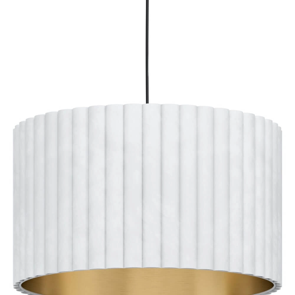 Hanglamp met kap Tamaresco wit met goud Stars of Light 9002759397654