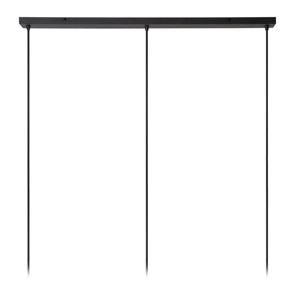 Hanglamp Rosas 3-lichts zwart met goud Lucide 5411212211828