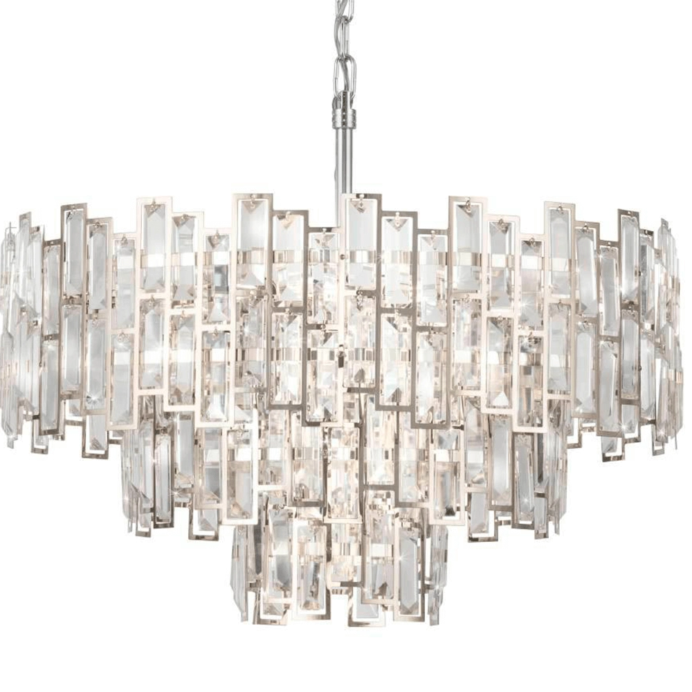 Ø 63cm kroonluchter Calmeilles 1 chroom Stars of Light 9002759396268