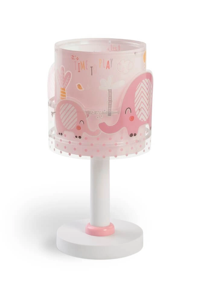 Kinderkamer tafellamp Little Elephant soft roze