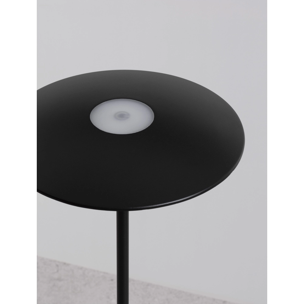 Tafellamp Fumo oplaadbaar zwart Lyora 5212017432636