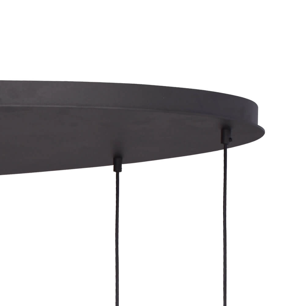 Hanglamp Lava Oval 8x goud glas Masterlight 8718121290188