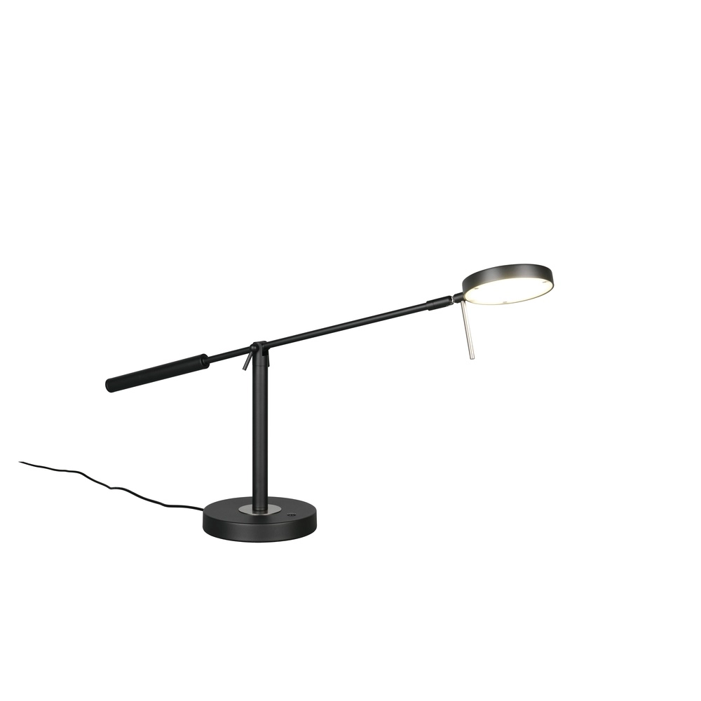 Bureaulamp Monza zwart Trio 4017807693256