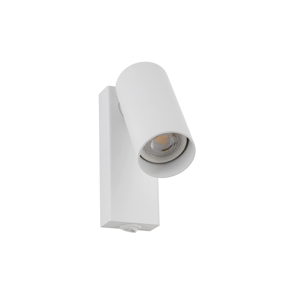 Richtbare spot Fourty met schakelaar - wit Lyora 5903139117647