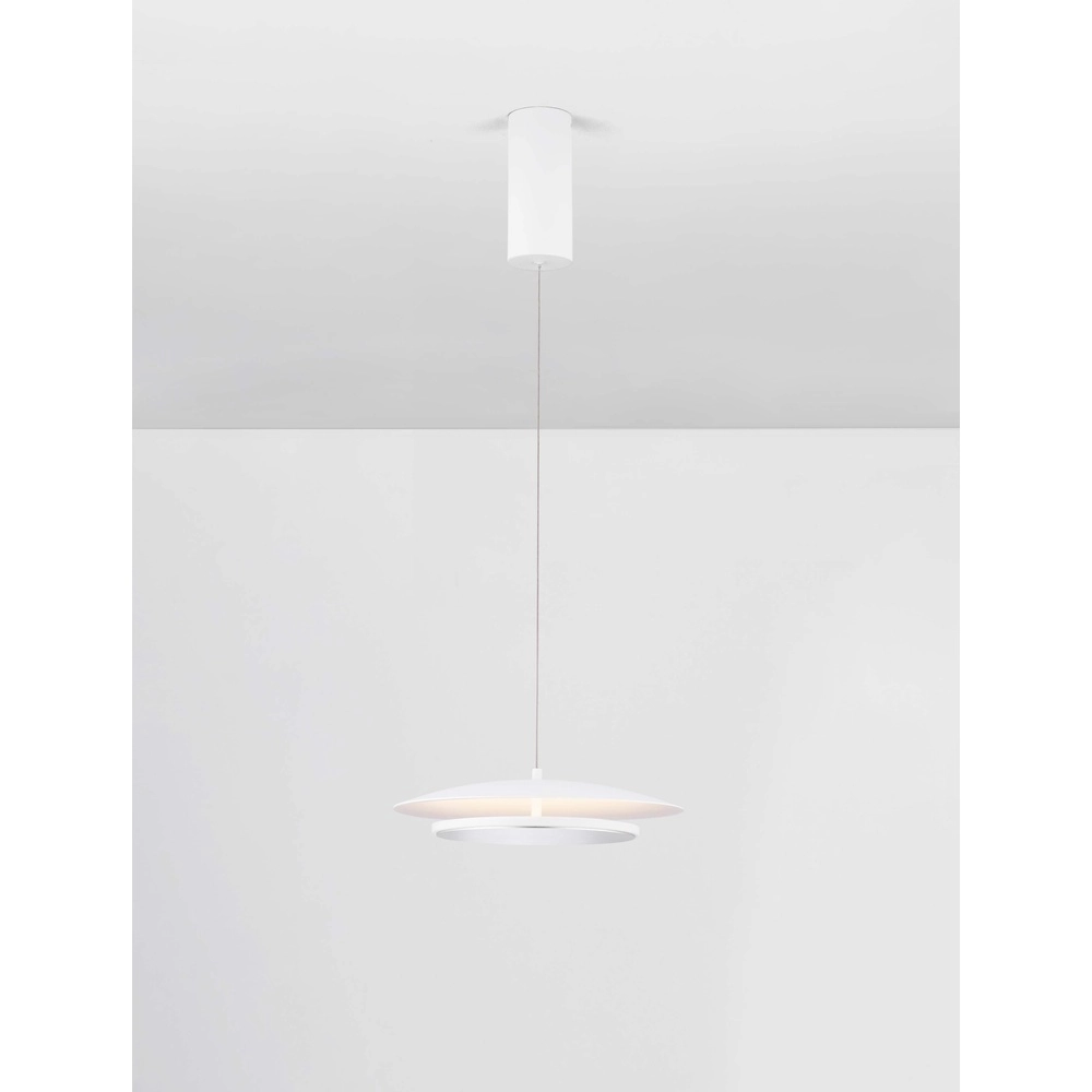 Design hanglamp Olos wit Ø 35cm Design hanglamp Olos wit Ø 35cm