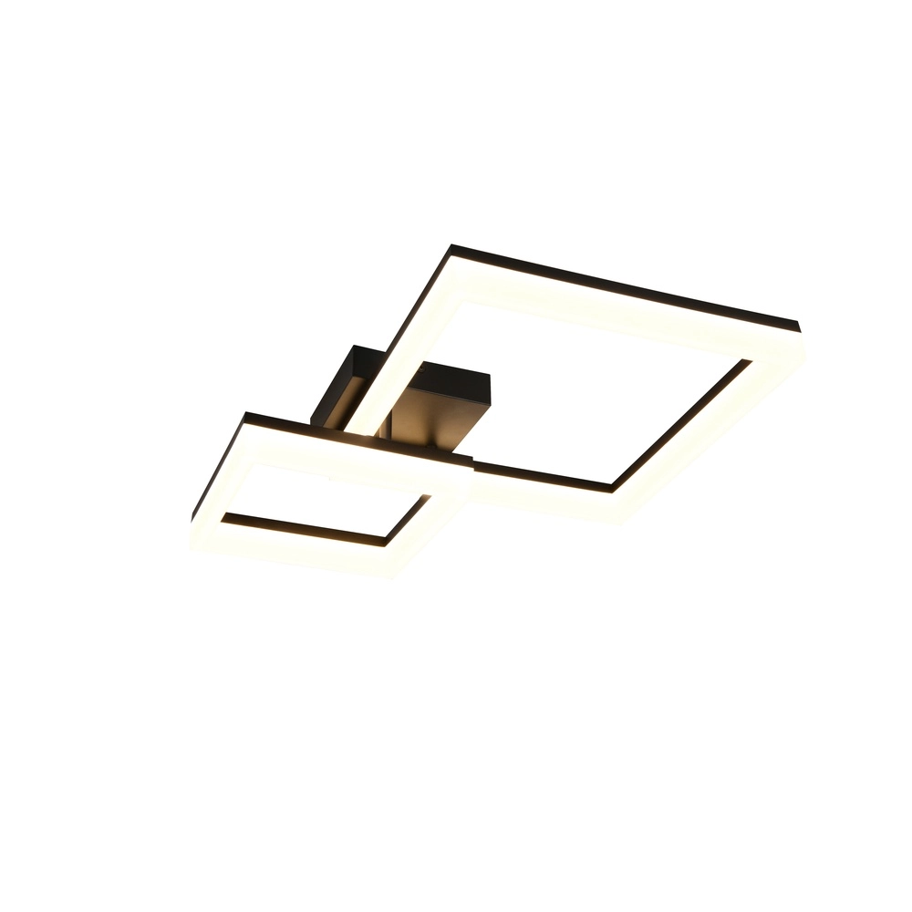 Strakke plafondlamp Camino zwart Strakke plafondlamp Camino zwart