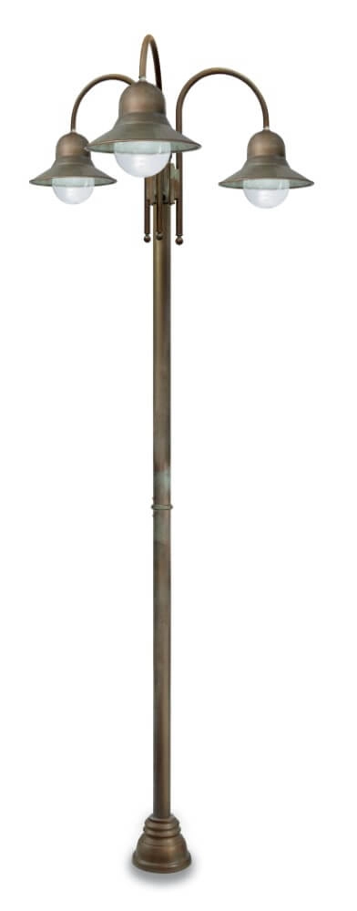 Staande lamp Campanula XL - verouderd messing 3-lichts Staande lamp Campanula XL - verouderd messing 3-lichts