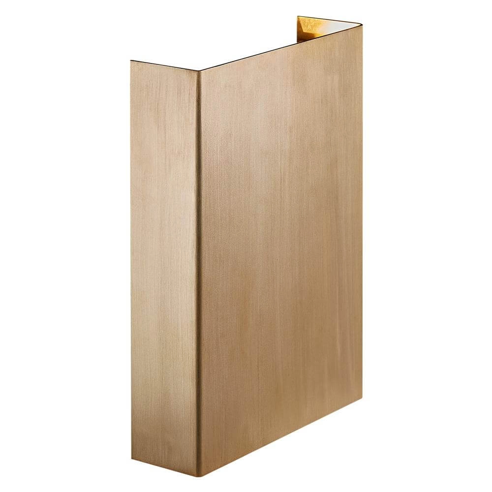 Wandlamp messing Fold breed design Wandlamp messing Fold breed design