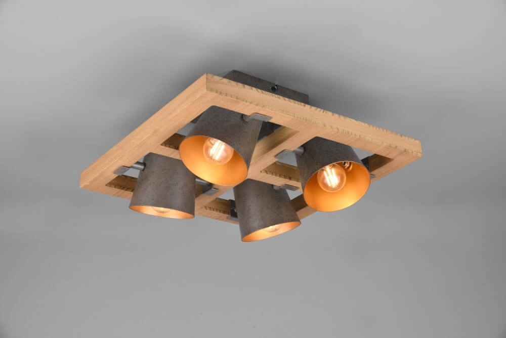 Plafondlamp Landelijk Bell Trio 4017807502596