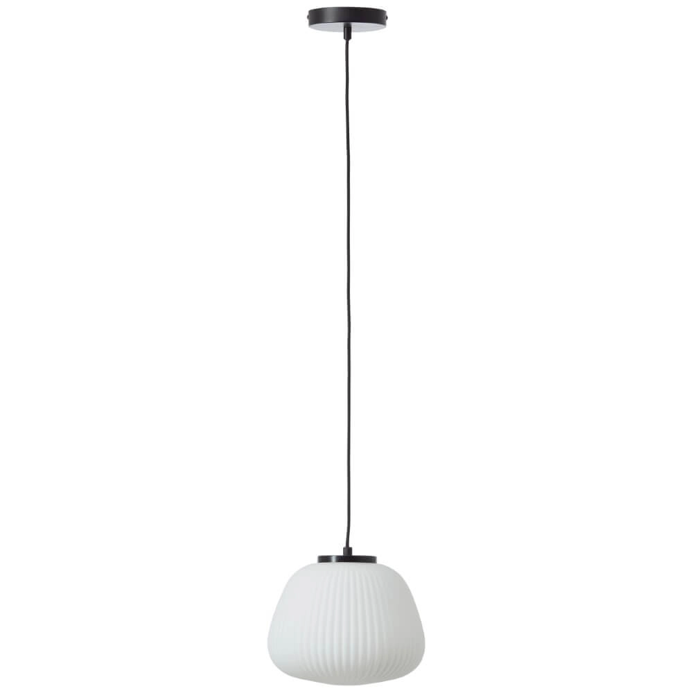 Hanglamp Kaizen zwart met wit Ø 25cm Brilliant 4004353447167