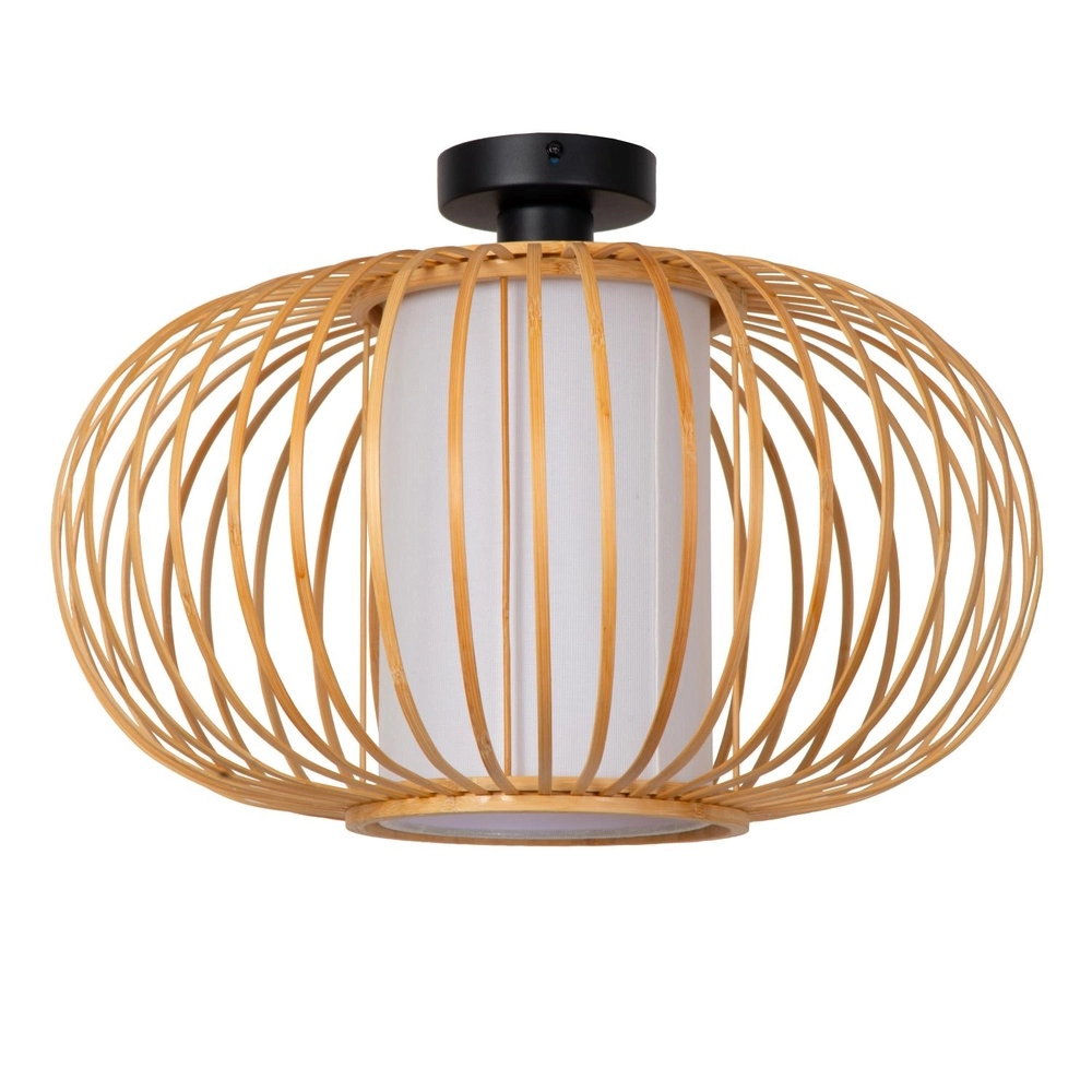 Plafondlamp Thuline houtlook