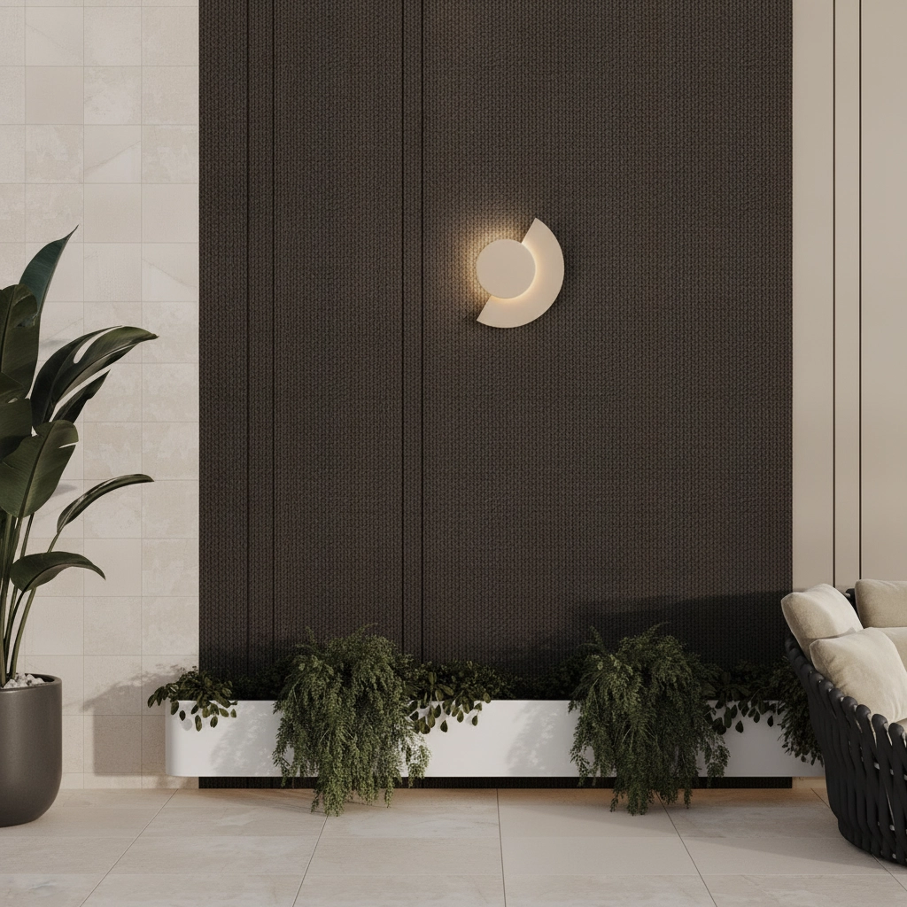 Moderne wandlamp Gloo zand bruin - 3000K
