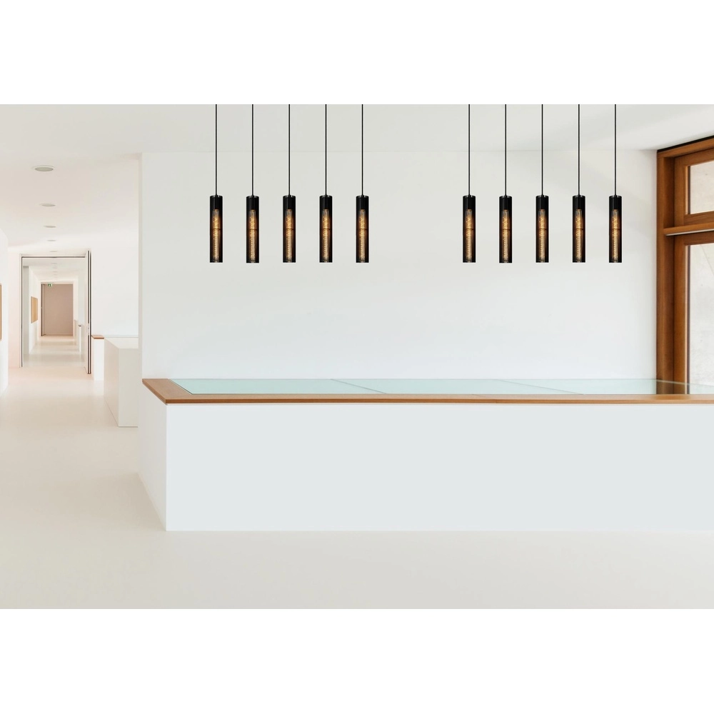 Design hanglamp Lionel 5-lichts zwart Lucide 5411212730435