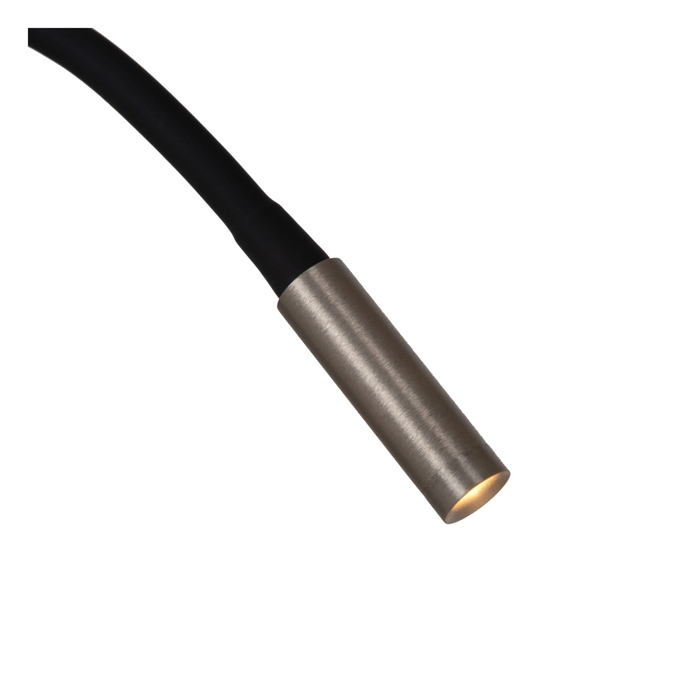 Bedlampje Asja dimbaar geborsteld metaal Premium by Lucide 5411212421197