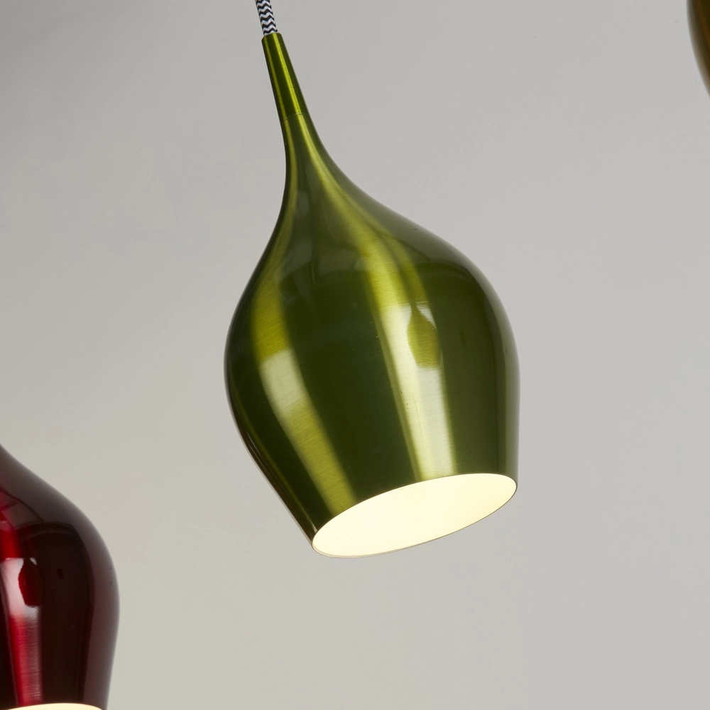 3-lichts hanglamp Vibrant gekleurd Searchlight 5053423295855