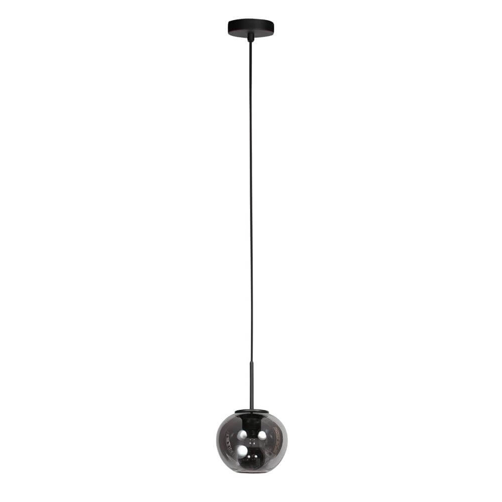 Hanglamp HaloSwap met 1 bol smoke glas Ø 15cm Steinhauer 8712746179729