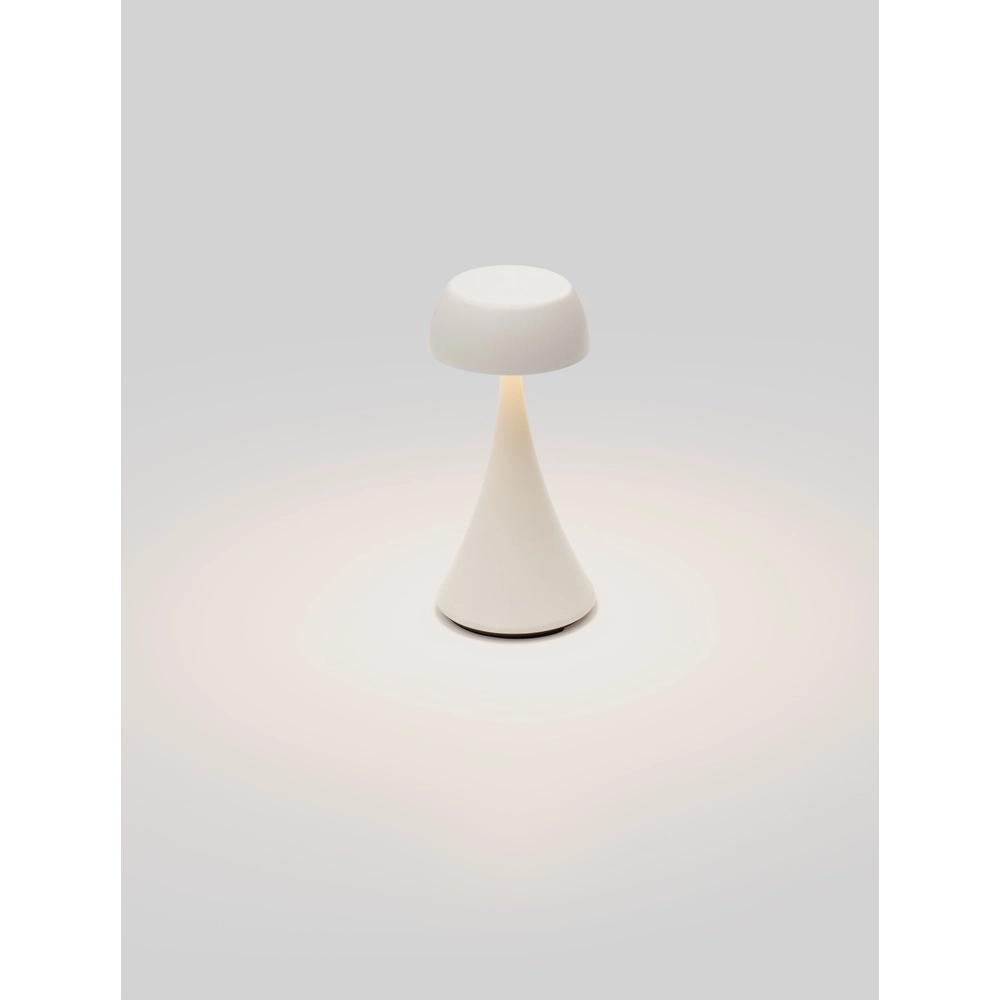 Tafellamp Ycro wit oplaadbaar met USB Lyora 5212017476982