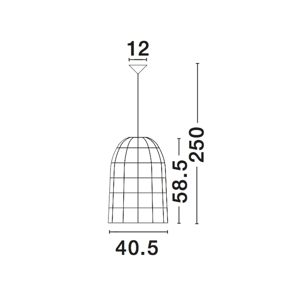 Hanglamp Aurora rotan Ø 40,5cm Lyora 5212017416551
