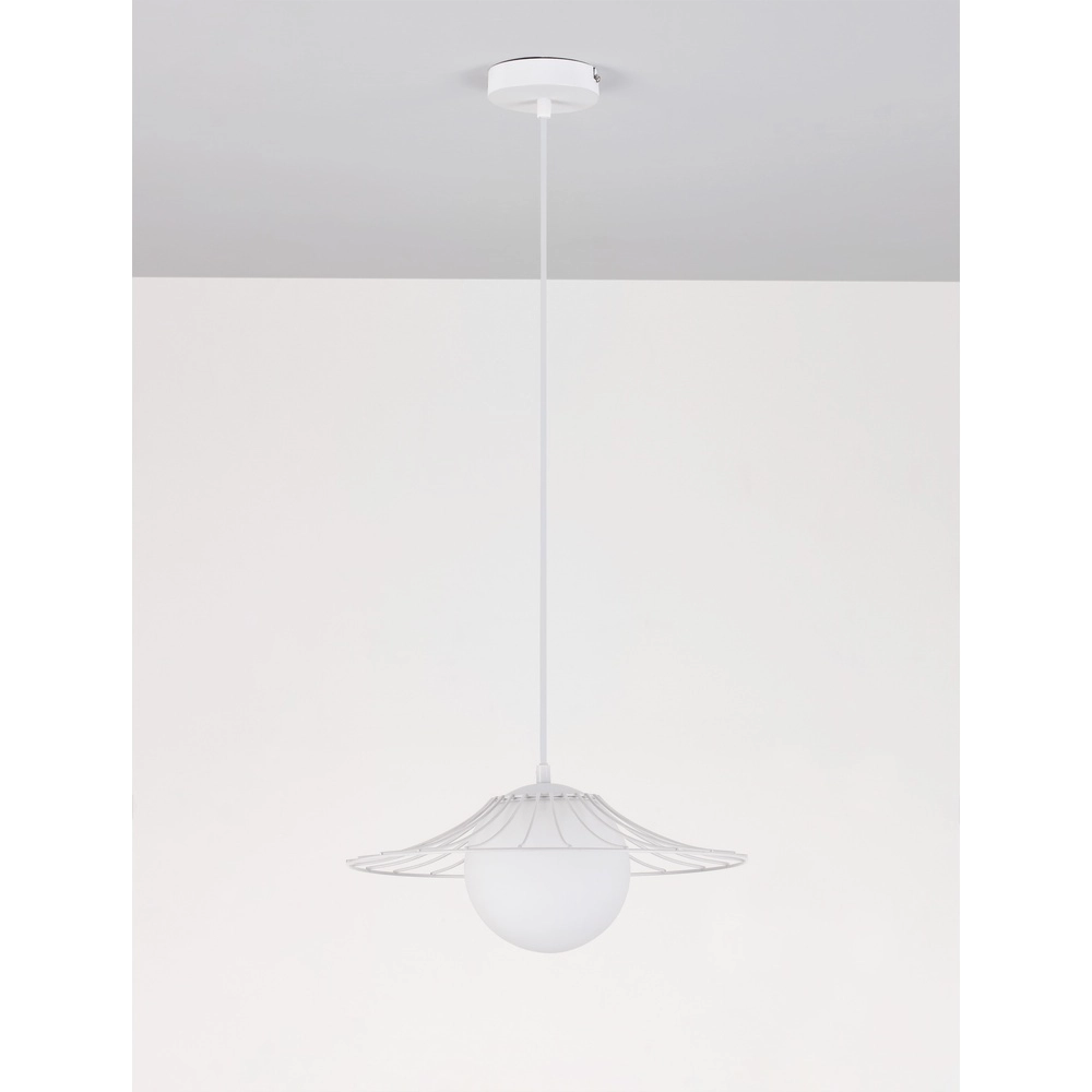 Witte hanglamp Fly Ø 36cm Lyora 5212017436238