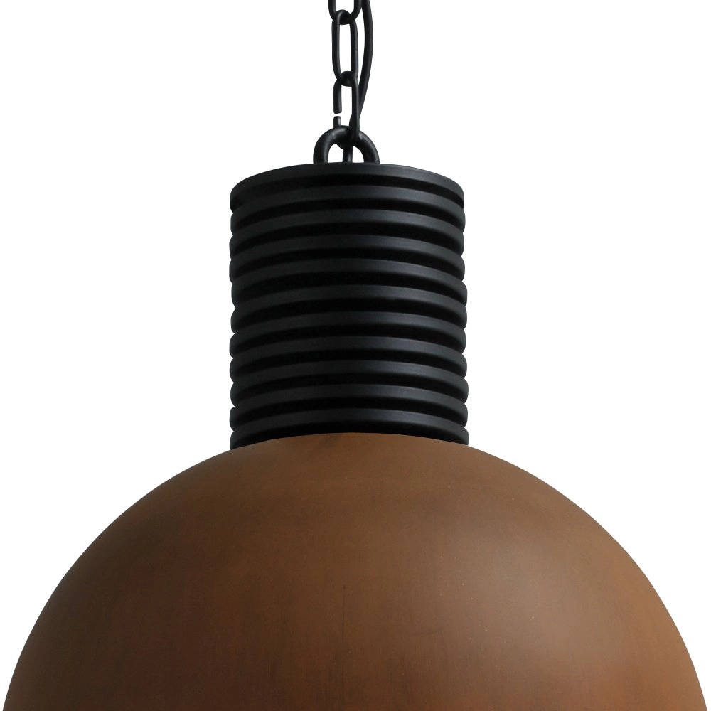 Stoere roestbruine hanglamp Industria Masterlight 8718121180434