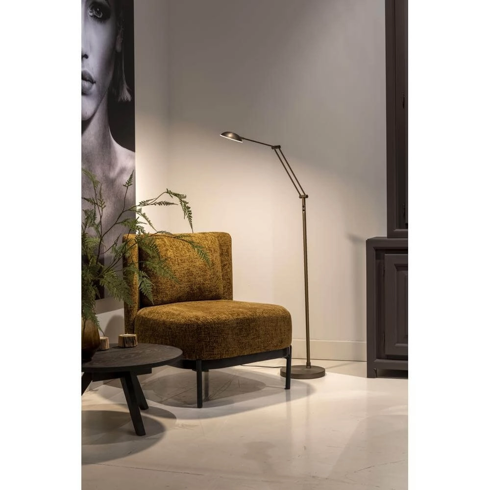 Klassieke leeslamp Palermo antiek brons Artdelight 8720701101425