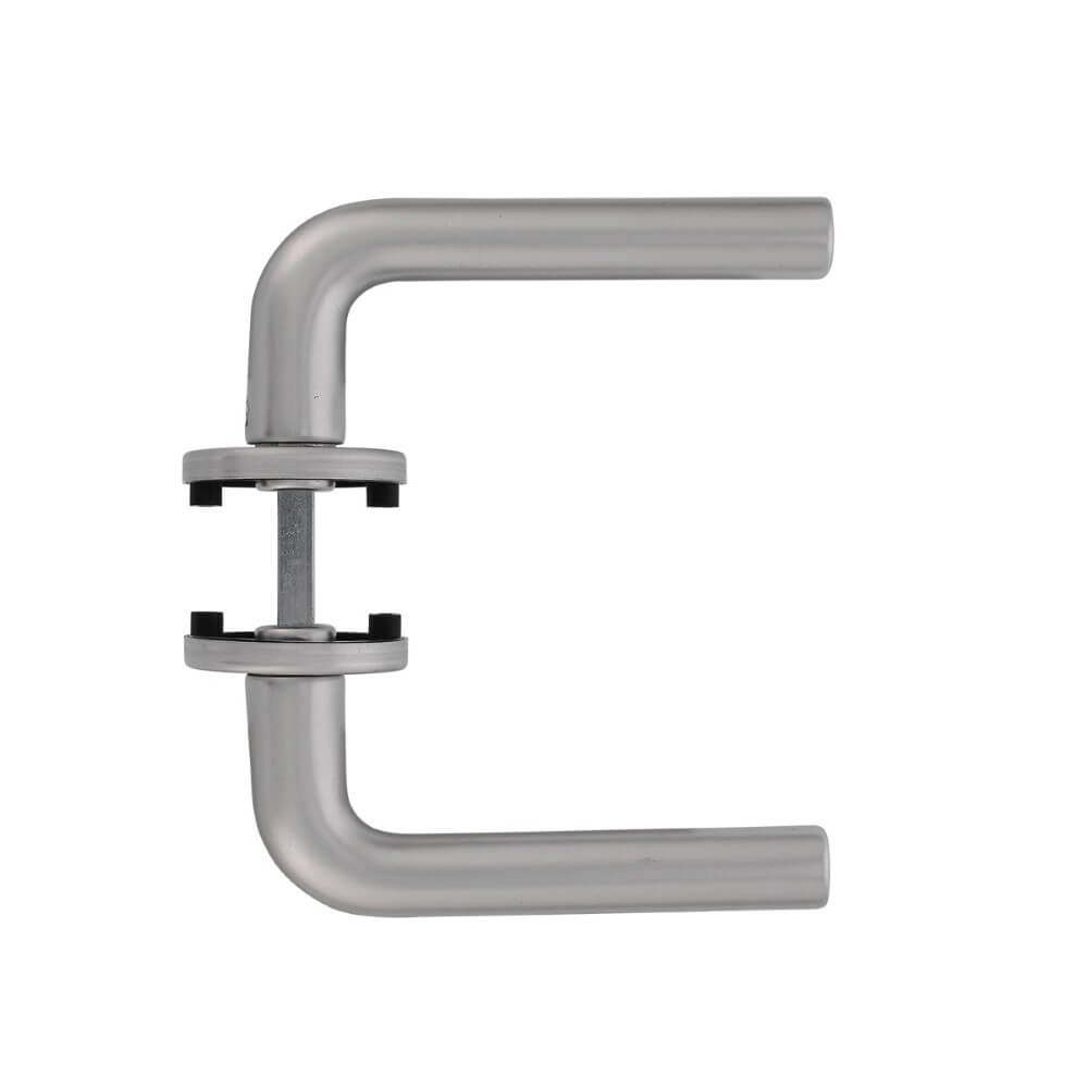 Deurklink Derby rond aluminium Intersteel 8714186075197