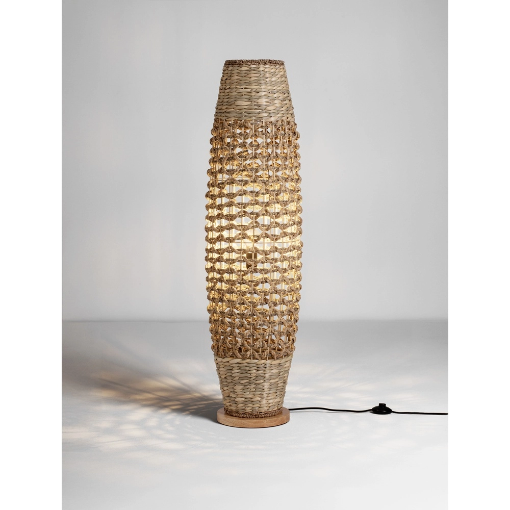 Vloerlamp Anada bruin Ø 33cm