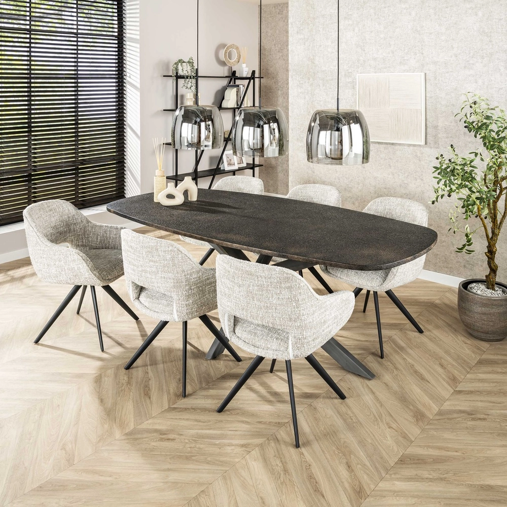 Eettafel hanglamp Drift 3x Ø 35cm Lyora 8716803512740