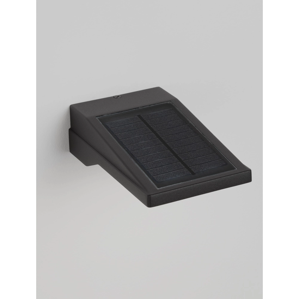 Solar wandlamp Tek zwart Lyora 5212017479129