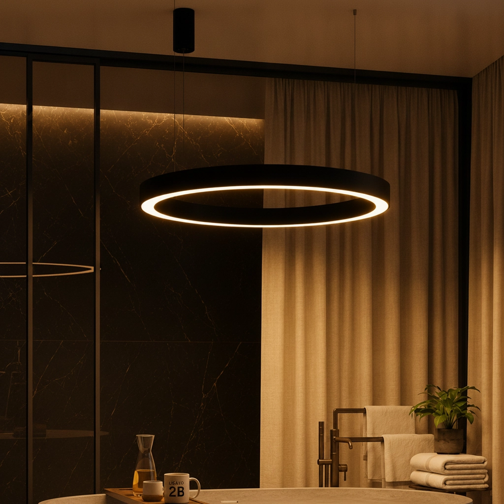 Hanglamp Morbido zwart Ø 100cm