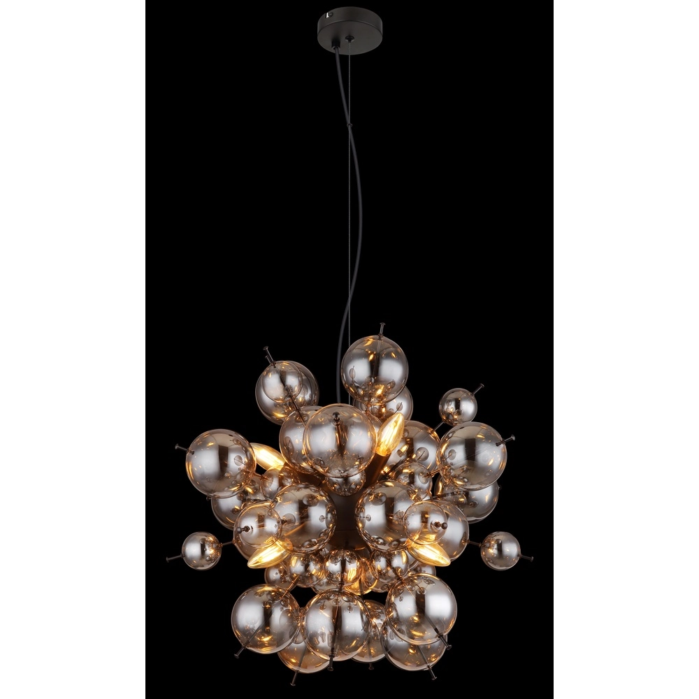 Unieke hanglamp Udo smoke glas Ø 55cm Globo 9007371452637