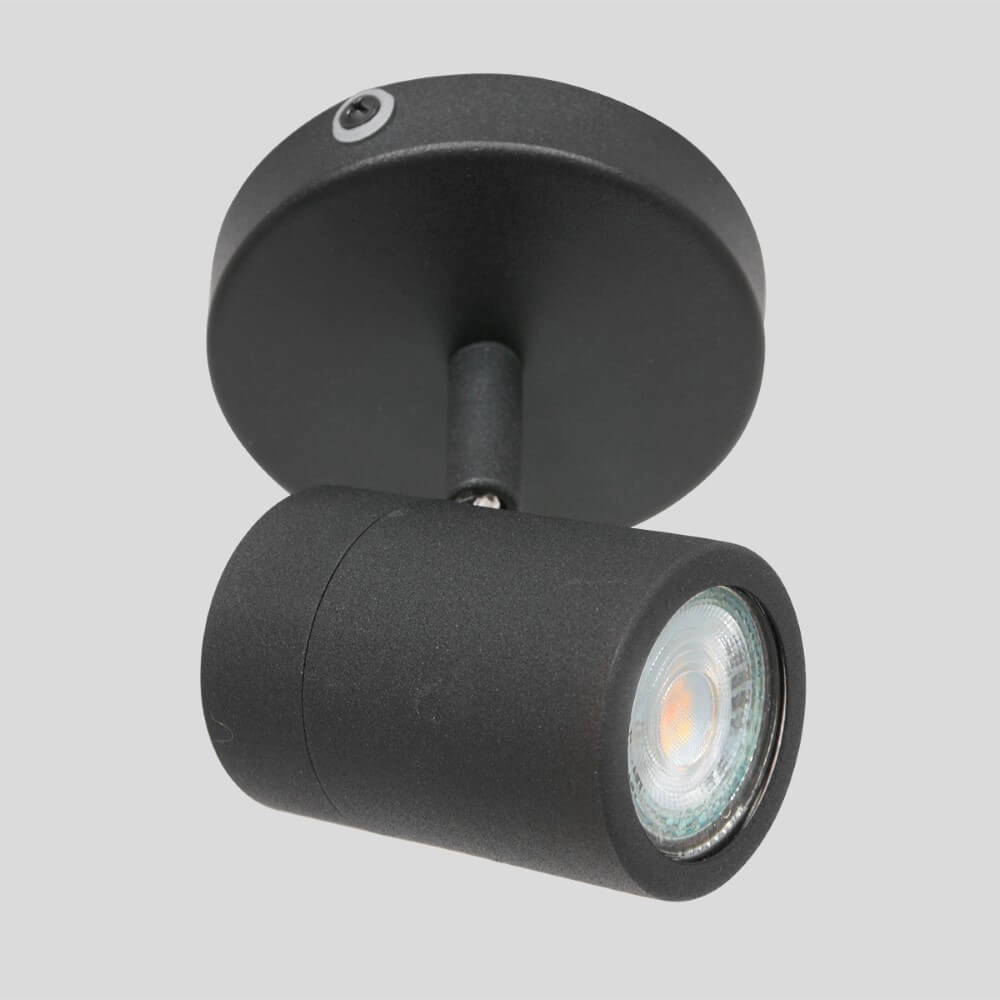 Badkamer spot Upround LED zwart Steinhauer 8712746133479