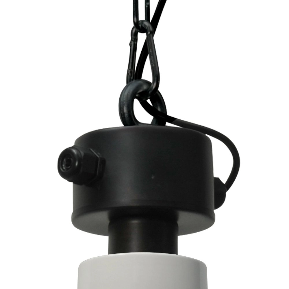 Retro industrie hanglamp Industria 27 Bud wit met zwart Masterlight 8718121232447