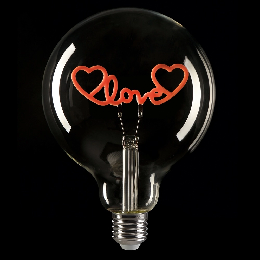 E27 lichtbron Lumopop "Love" roze Brilliant 4004353477669