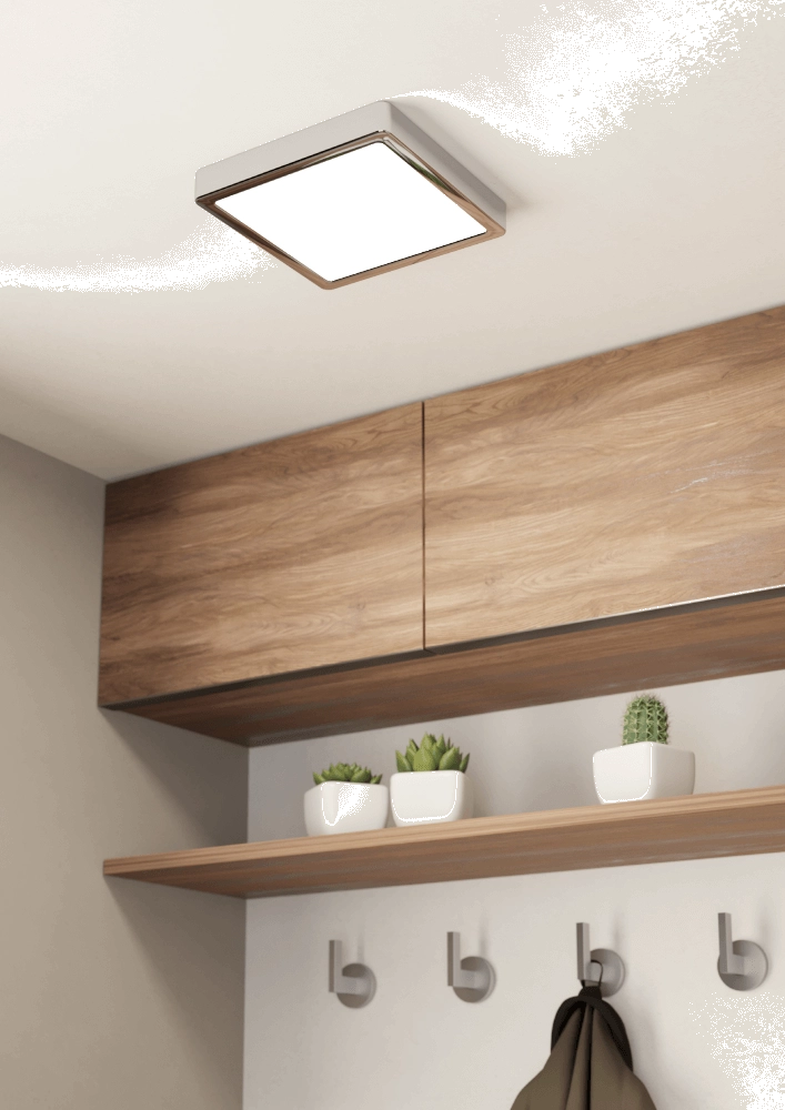 Badkamer lamp Fueva 5 IP44 - Chroom - 21cm Eglo 9008606245338