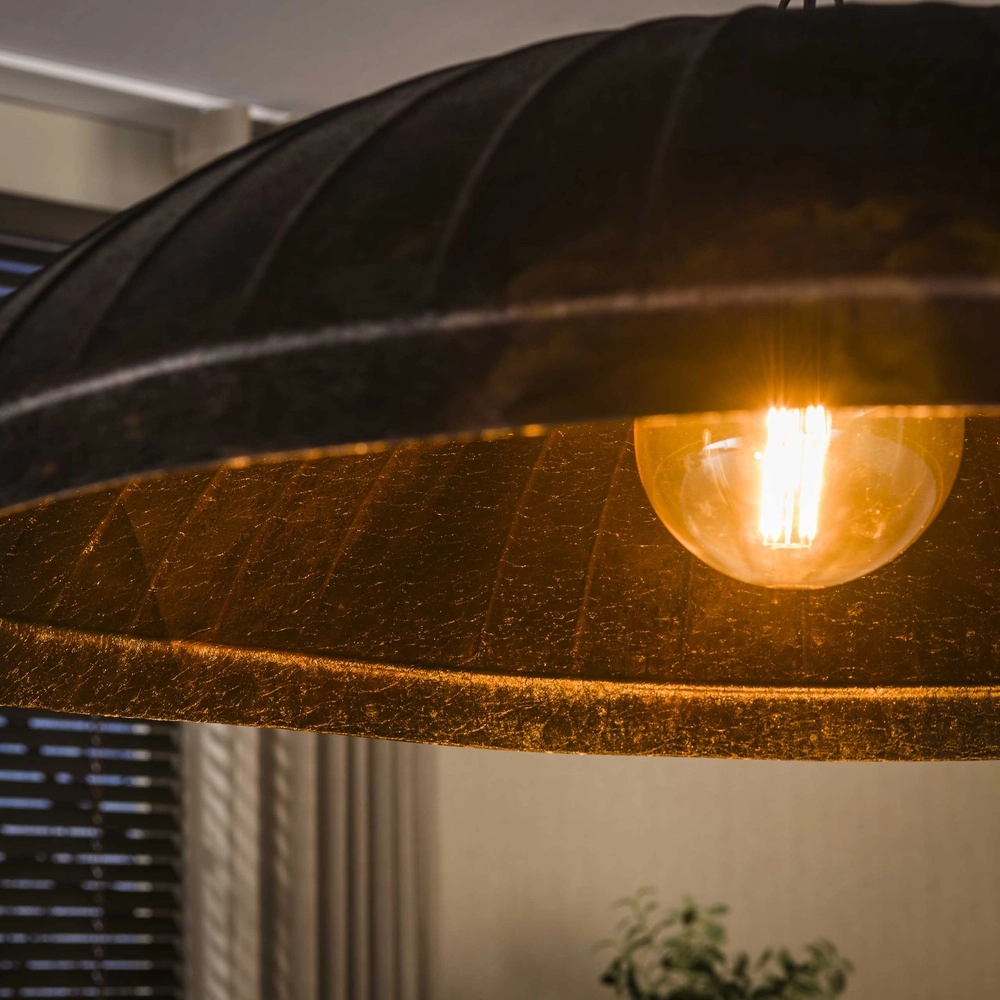 Industriële kantoor lamp Guard Ø 90cm - smoked bruin Lyora 8716803511514