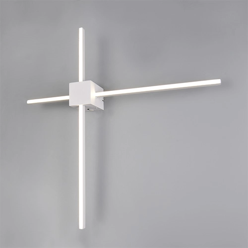 Moderne wandlamp Cassino wit 67,5cm Trio 4017807683240