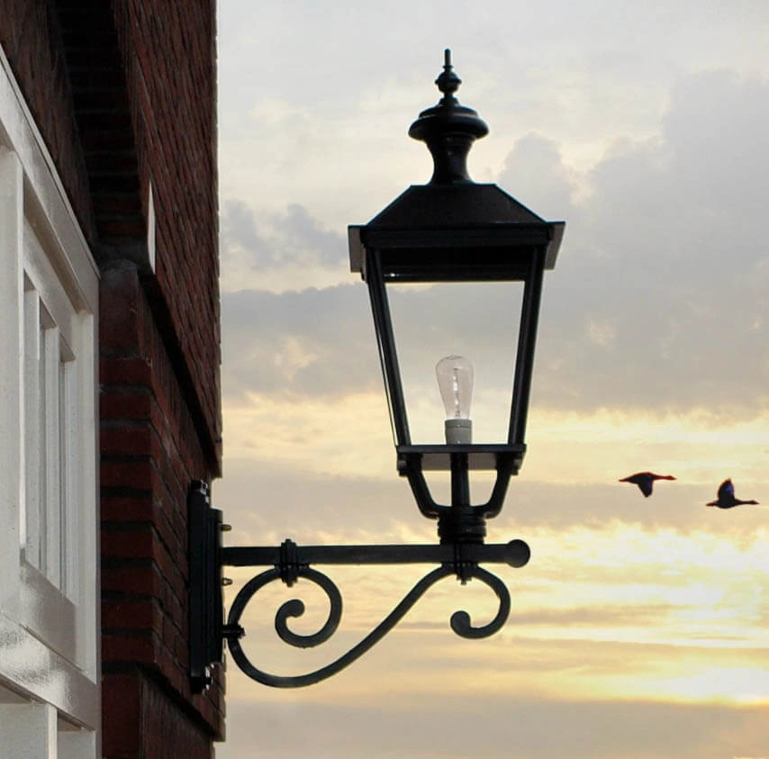 Vierkante muurlamp Mijdrecht XXL zwart KS Verlichting 8714732136242