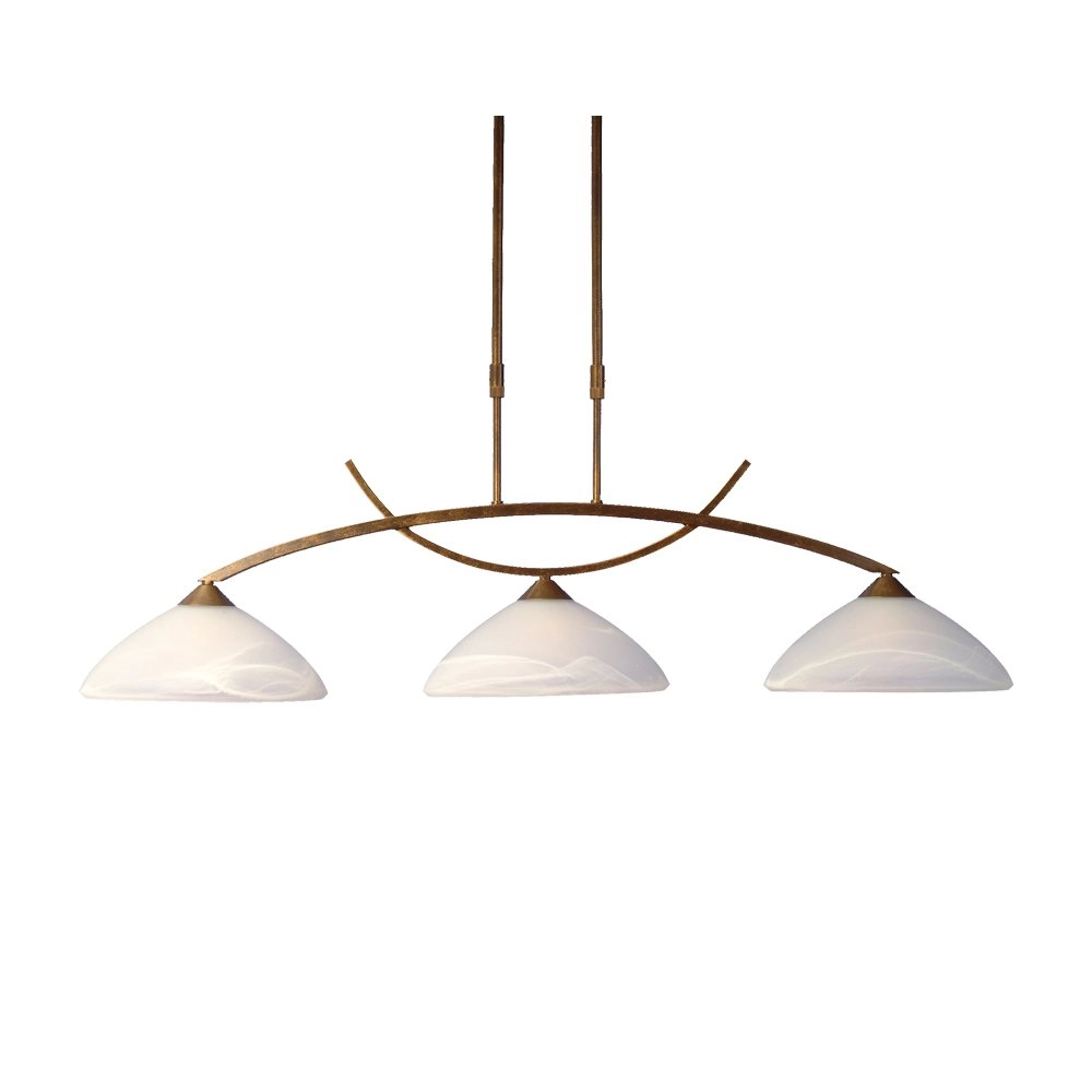 Eetkamer lamp Verona 1 3-lichts bronsbruin Eetkamer lamp Verona 1 3-lichts bronsbruin