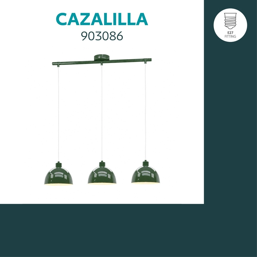 Hanglamp Cazalilla groen Eglo 9008606405657